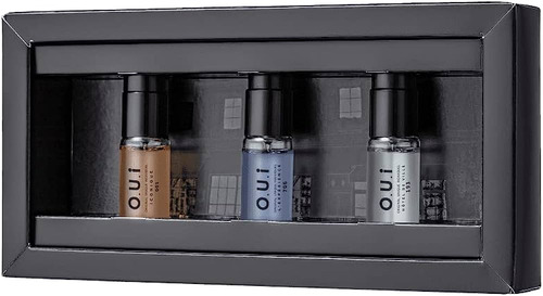 Perfume Ou.i La Collection 02 Eau De Parfum para hombre, 3 fragancias diferentes de 5 ml cada una