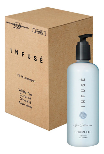 Terra Pure Infuse Shampoo De Chá Branco E Coco | 400 Ml Únic