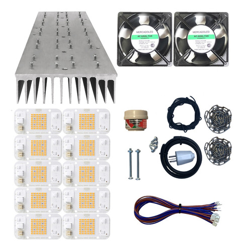 Combo Kit Led 500w Cultivo Indoor Samsung Quantum 3500k+660