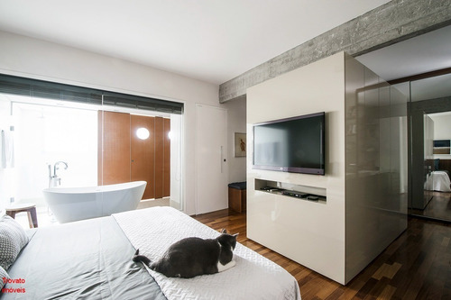 Imagem 13 de 20 de Capa De Revista - Alto Padrão Com Excepcional Espaço Para Casais E Solteiros Que Buscam Simplesmente O Melhor. Apartamento 1 Suíte, Área Excepcional - Ap01176 - 69248854