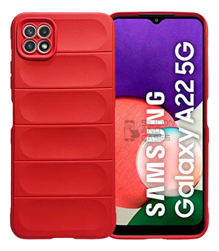 Carcasa Para Samsung A22 5g Silicona Liquida Protector Cam