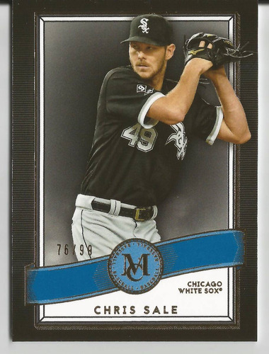 2016 Topps Museum Collection #53 Chris Sale Blue /99 P Wsox