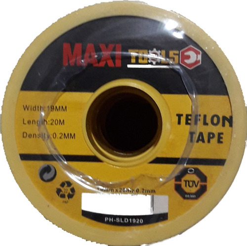 Teflón De 3/4 Maxi Profesional 20mts Paq De 10 Piezas