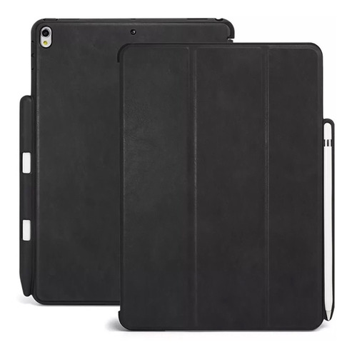 Case Khomo Leather Para iPad Air 3 2019 10.5 Con Portalápiz