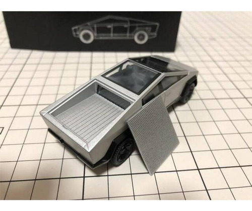 Pick-up A Escala De Juguete, Mxtkb-001, 1:64, 9x2x3cm, Metal Color Gris
