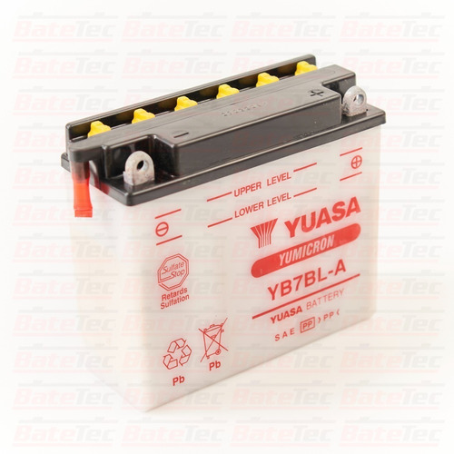 Yuasa Yb7bl-a Batería De Moto 12v 7ah Larga Duración