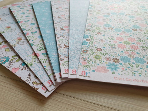 Papel Para Scrapbook Días De Flores