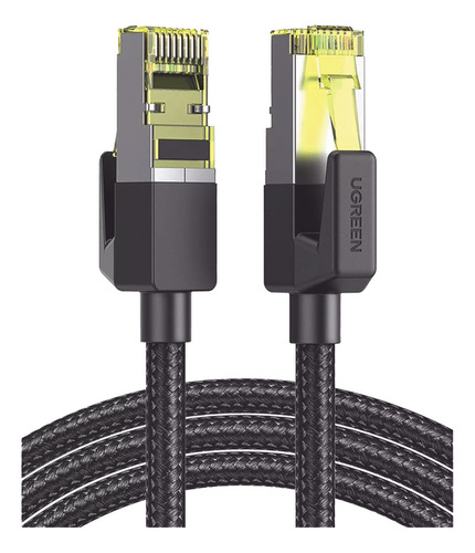 Cable Ethernet Cat7 Classif/ftp Redondo Con Malla Nylon 5mts