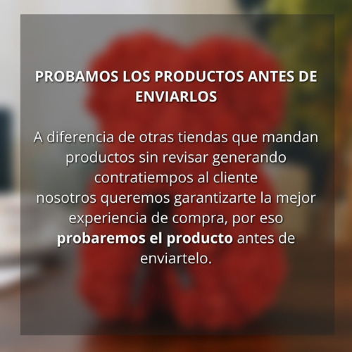 Imagen 8 de 8 de Oso De Rosas Osito Rose Teddy En Caja De Presentación Muymo®
