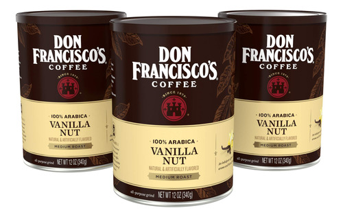 Don Francisco's Coffee Vanilla Nut Flavored; Sabor De Nuez Y