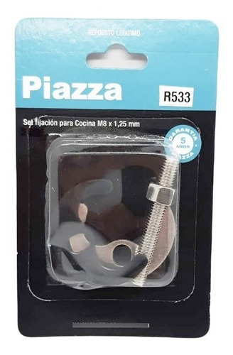 Kit De Fijacion Para Monocomando M8 X 1.25mm Piazza R533