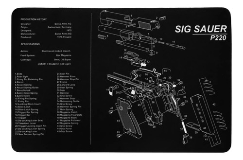 Pad Sig Sauer P220 Limpieza Mantenimiento Desarme Despiece