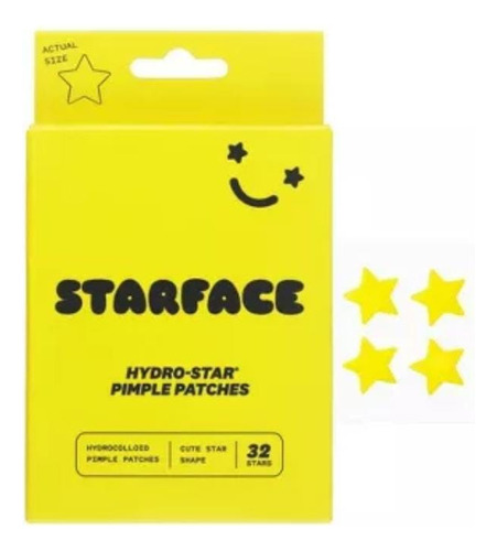 Parches Starface Hydro-star, 32 Piezas Star  