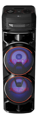 Torre De Sonido LG Xboom Rnc9 1800 Watts Rms Voltaje 110-240v Color Negro