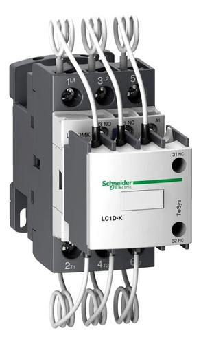 Contactor Schneider para banco de condensadores de 20 kvar y 220 V LC1dlkm7