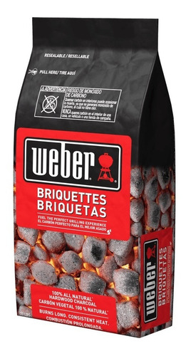 Briquetas Weber 9 Kgrs