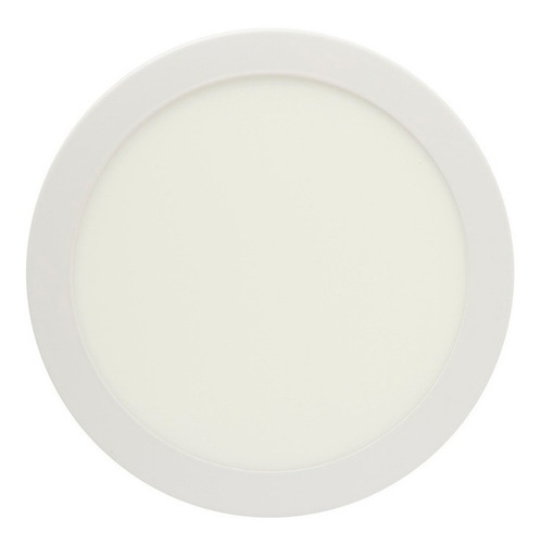 Lamparas Plafon Led Sica Techo 18w Circular Redondo Aplicar Color Blanco