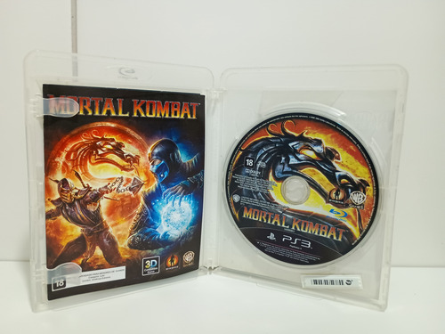 Mortal Kombat Ps3 Mídia Física - Completo (Usado)