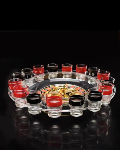 Juego De Ruleta Casino De Shots Cortitos Alcohol Chupitos