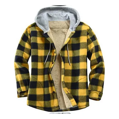Chamarra de cuadros para hombre hotsell