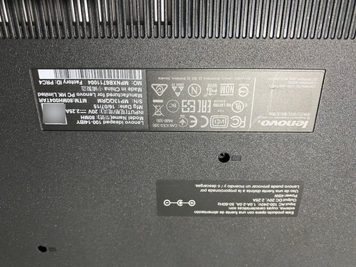 Base Cover Inferior Para Lenovo Ideapad 100 14-isk Nuevo