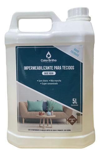 Impermeabilizante Tecidos Não Inflamável 5l Colorbrilho Água