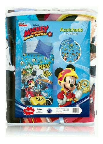 Acolchado Piñata Disney Original 1 1/2 Plazas Varios Modelos