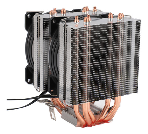Computadora Cpu Cooler Air De Doble Torre, 4 Pines, 90 Mm, 6