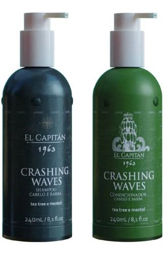 Kit Shampoo + Condicionador 240ml Crashing Waves El Capitan