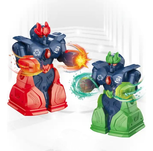 Set De 2 Robots Luchadores Phantom A Radio Control C/ Luces