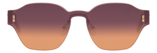Óculos De Sol Feminino 5mm Quadrado Laranja Quadrado