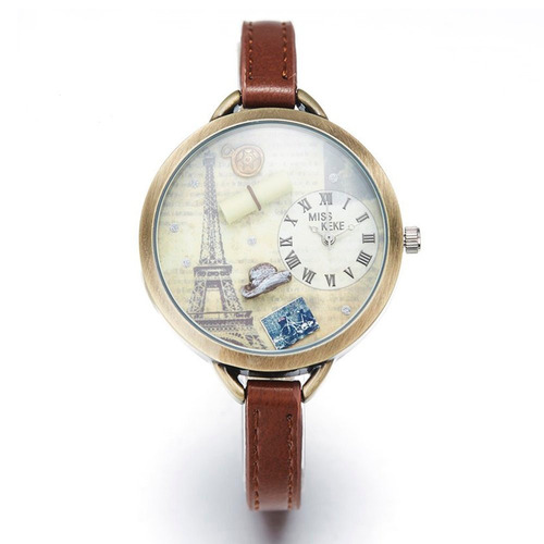 Reloj Mujer Artesanal 3d - Torre Vintage