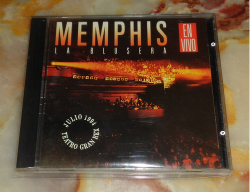 Memphis La Blusera - En Vivo - Cd Arg.