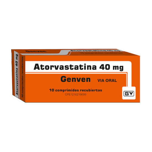 Atorvastatina 40 Mg X 10 Comp (genven)
