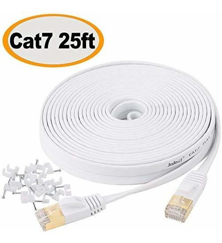 Cable Ethernet Cat7 De 7.5 Metros  Rj45 Snagless Blindado St