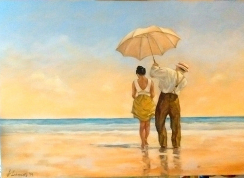 Retrato Oleo Por Encargo Pintura Cuadro Personalizados Arte