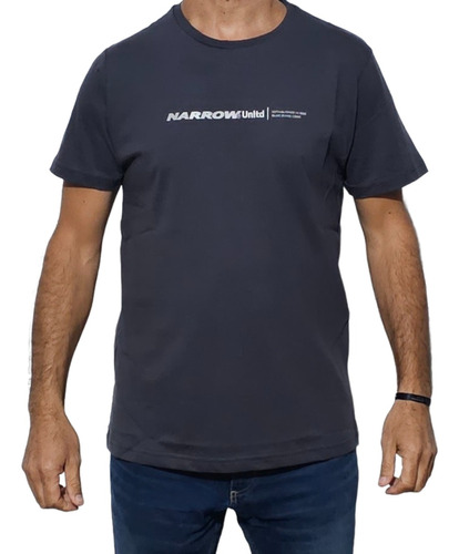 Remera Hombre De Algodon Con Estampa, De Jersey Narrow 