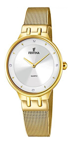 Reloj Para Mujer Festina Mademoiselle F20598/1 Dorado