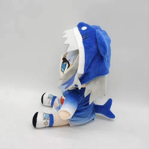 Azul Hololive Gawr Gura Dino Muñeca Peluche Juguete Regalo