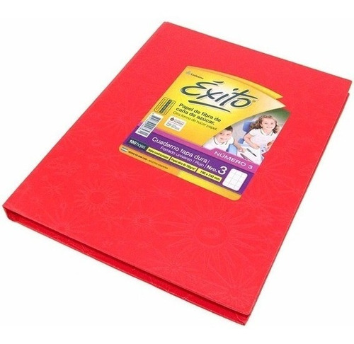 Cuaderno Exito E3 Abc Cuadriculado Rojo X 48 Hojas