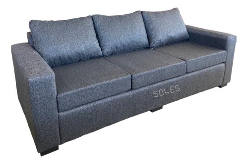 Sillon Rio 3 Cuerpos 180 Cm Almohadones Tela Anidesgarro