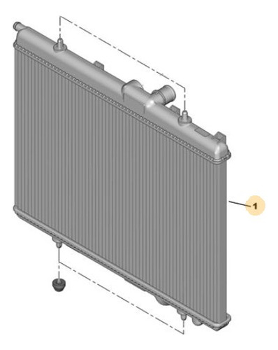 Radiador Peugeot 3008 1.6 Thp Peugeot 1330y5