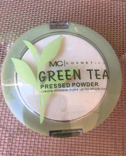Imagen 1 de 4 de Polvo Compacto Maquillaje Té Verde Matte