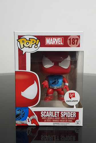 Funko Pop Scarlet Spider #187 Wallgreens C/ Protector
