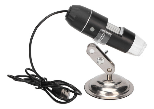 Microscopio Digital 0x - 200x Usb 8 Luces Led Blancas