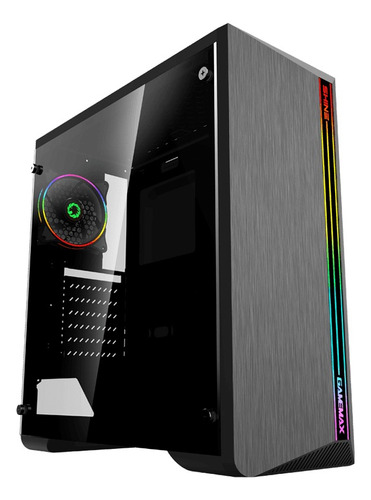 Case Gaming Gamemax Shine Black E-atx Lateral Vidrio