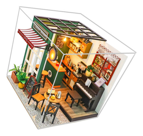 Kits De Construcción De Cafetería En Miniatura, Mini Kits