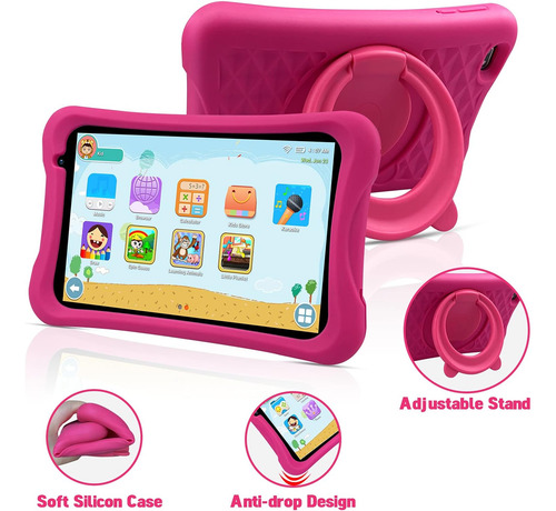 Tableta Pritom, 8 Pulgadas, Android 10, Control Parental,...