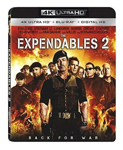 Blu Ray 4k Ultra Hd The Expendables 2 Stallone 