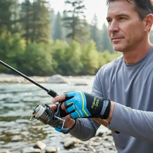Luva Pesca Antiderrapante Proteção Uv Microfibra Profissiona